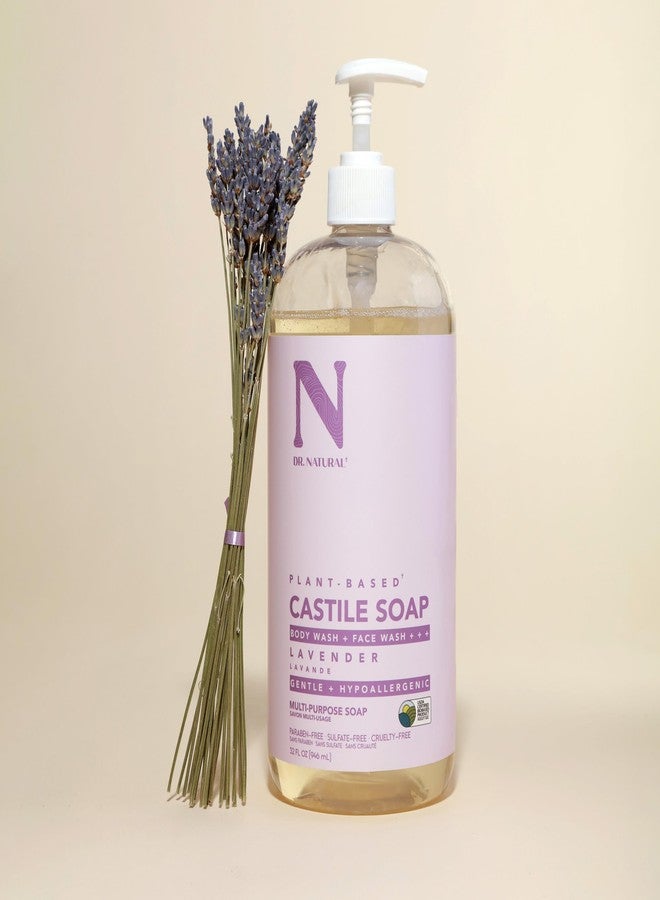 Dr. Natural Castile Liquid Soap, Lavender, 2 pc - Sulfate-Free, Paraben-Free, Cruelty-Free Multi-Purpose Soap with Shea Butter, Coconut Oil, Olive Oil - Image 5